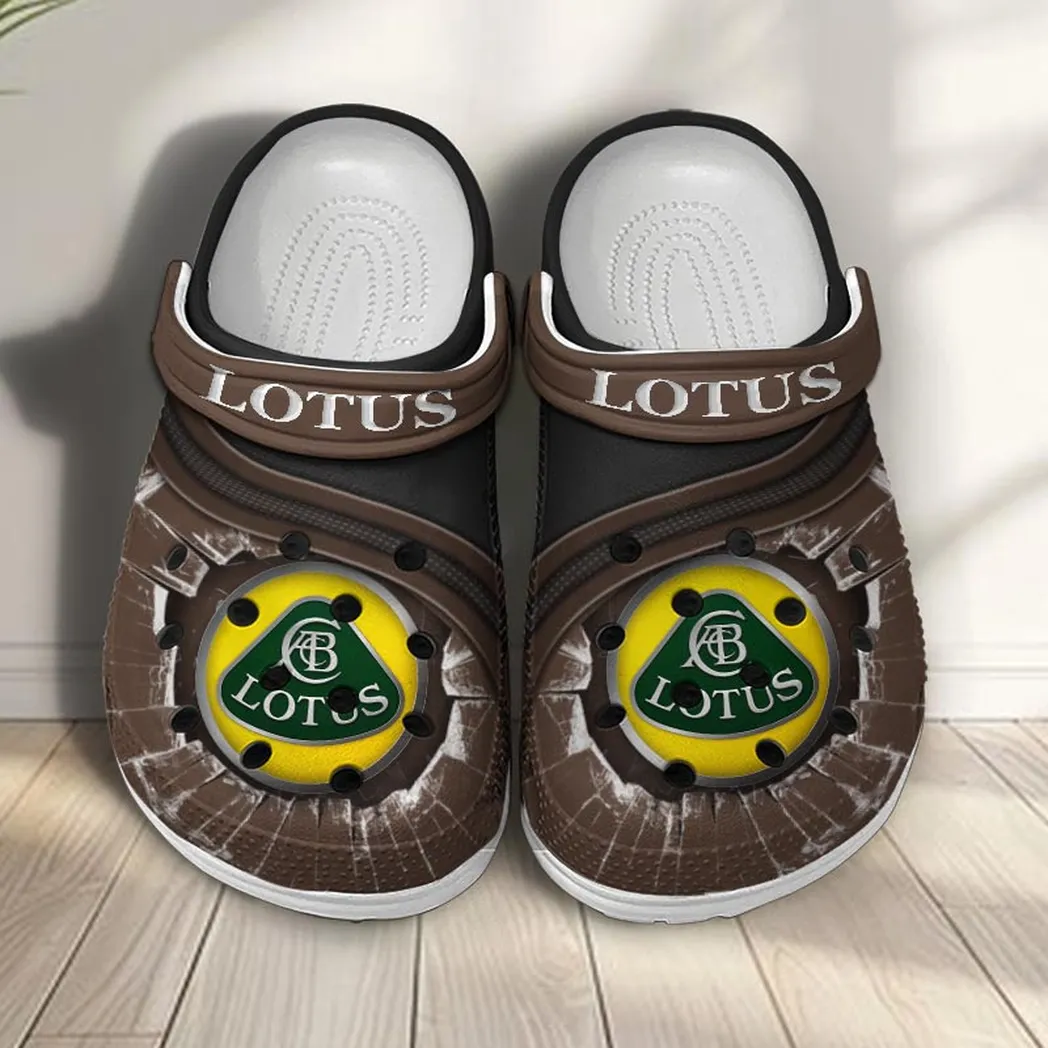 lotus car crocs clogs men women gift for lotus car fan car188032025173 brown ht2ro