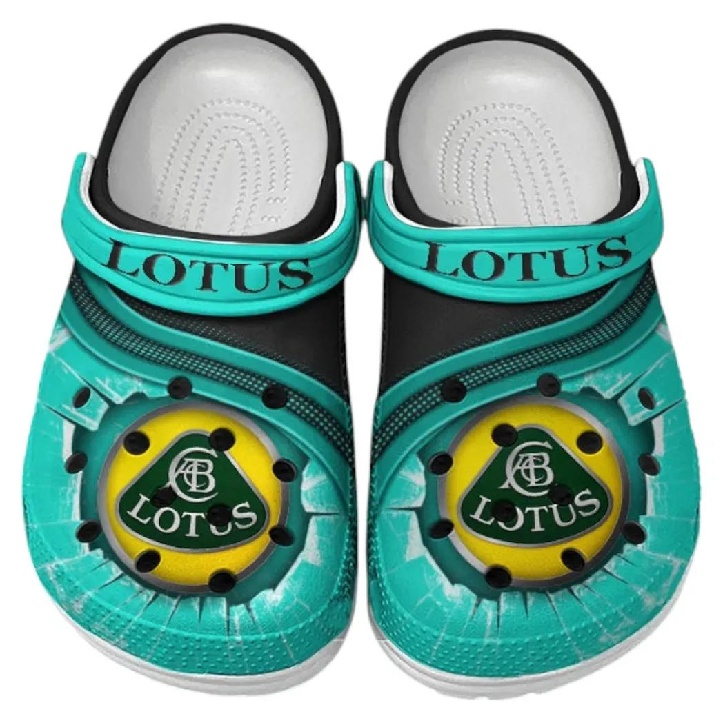 Lotus Car Crocs Clogs Men Women, Gift For Lotus Car Fan CAR188032025173 - Cyan