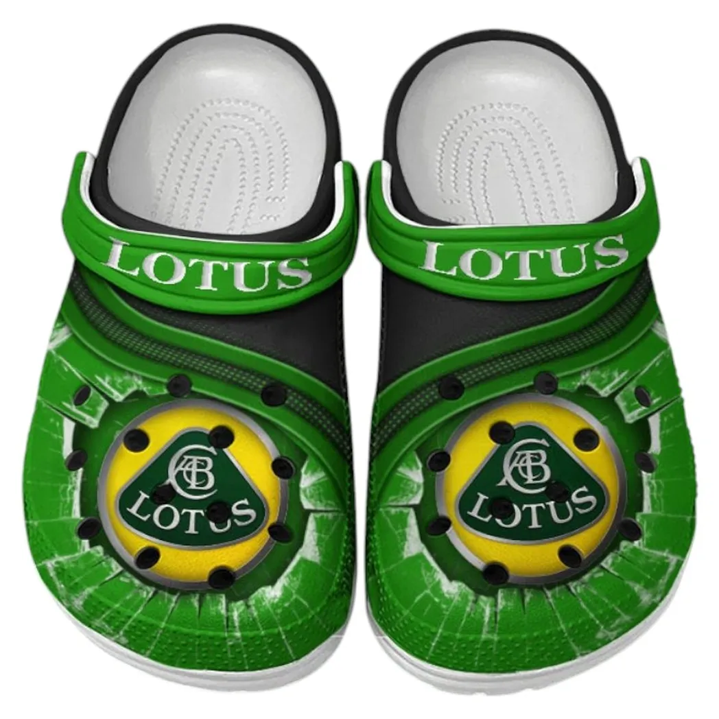 Lotus Car Crocs Clogs Men Women, Gift For Lotus Car Fan CAR188032025173 - Green