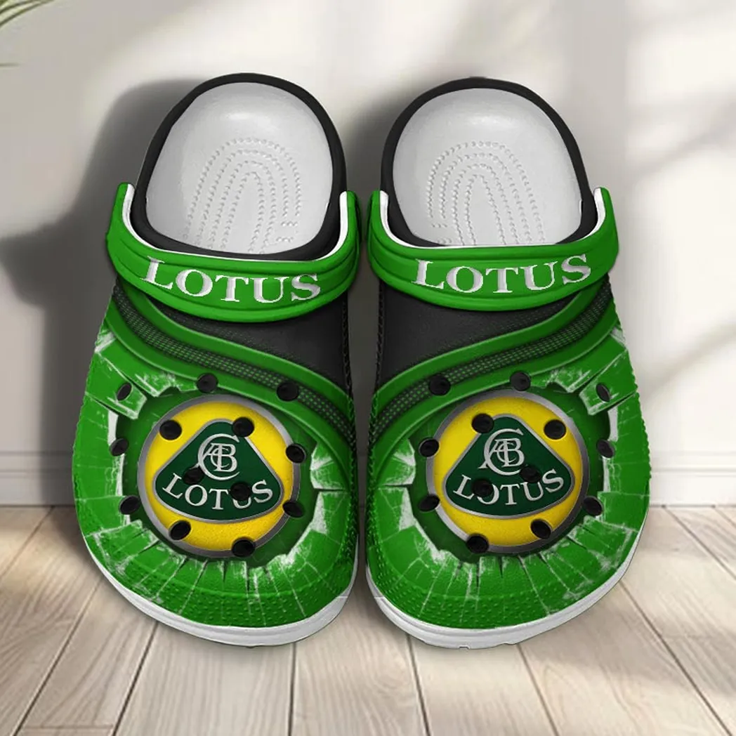 lotus car crocs clogs men women gift for lotus car fan car188032025173 green cm378
