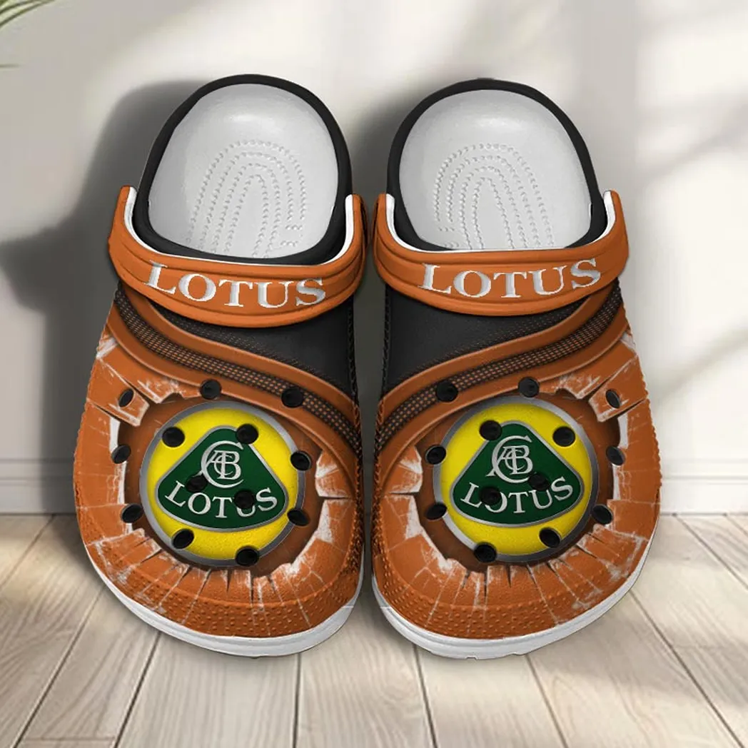 lotus car crocs clogs men women gift for lotus car fan car188032025173 orange sshlc