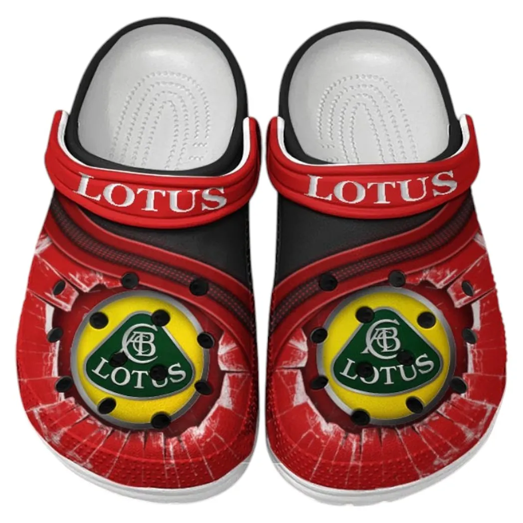 Lotus Car Crocs Clogs Men Women, Gift For Lotus Car Fan CAR188032025173 - Red