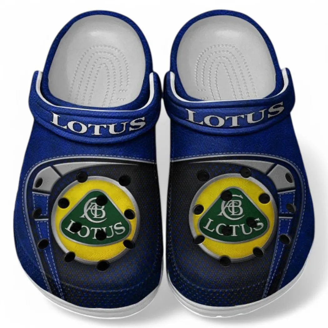 Lotus Car Crocs Sandals For Men Women, Gift For Lotus Car Fan CAR177031425592 - Blue