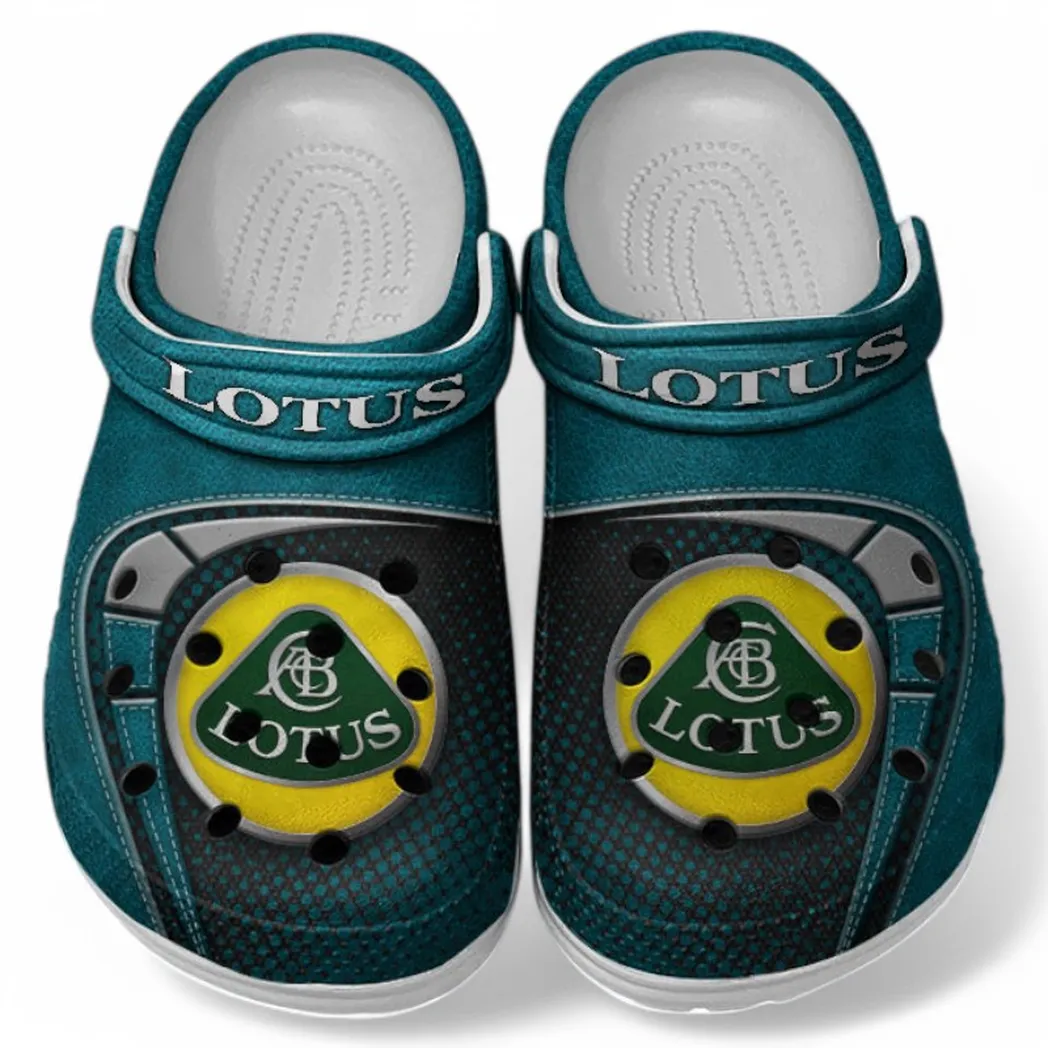 Lotus Car Crocs Sandals For Men Women, Gift For Lotus Car Fan CAR177031425592 - Cyan