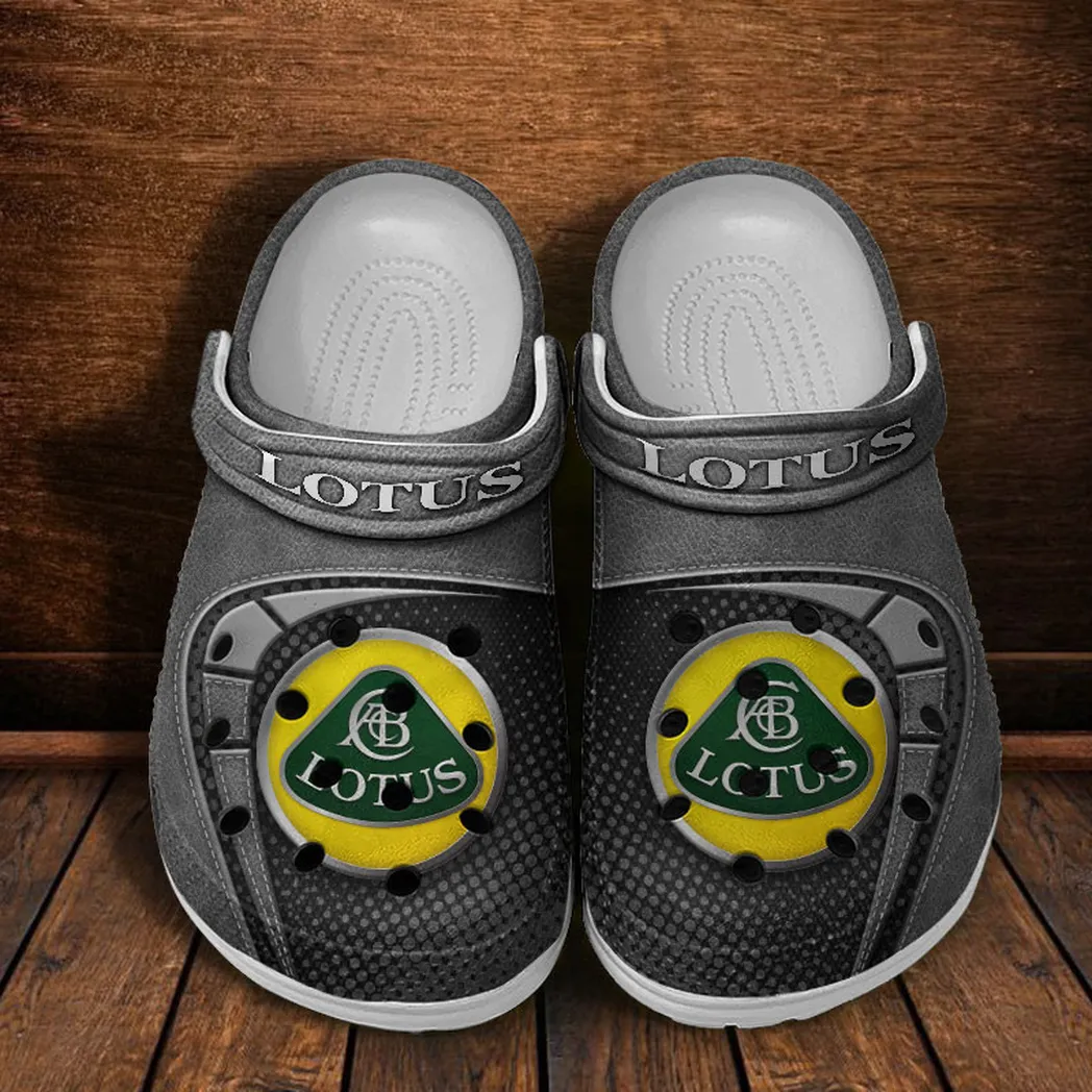 lotus car crocs sandals for men women gift for lotus car fan car177031425592 gray p4e3a