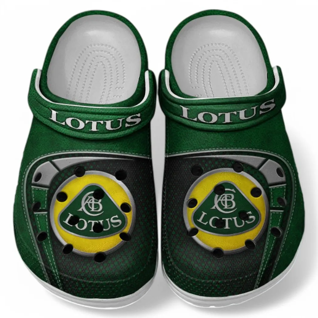 Lotus Car Crocs Sandals For Men Women, Gift For Lotus Car Fan CAR177031425592 - Green