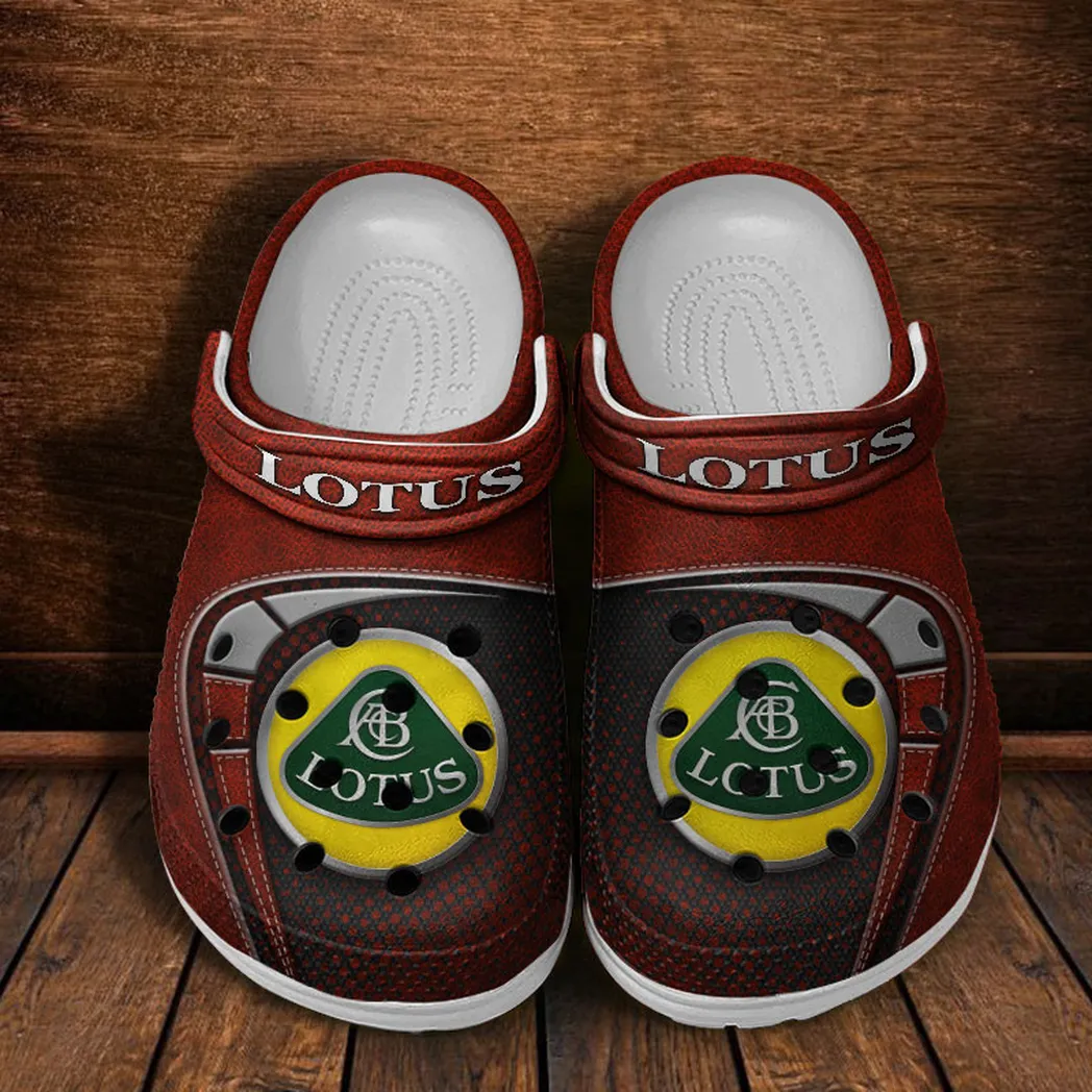 lotus car crocs sandals for men women gift for lotus car fan car177031425592 red a646p