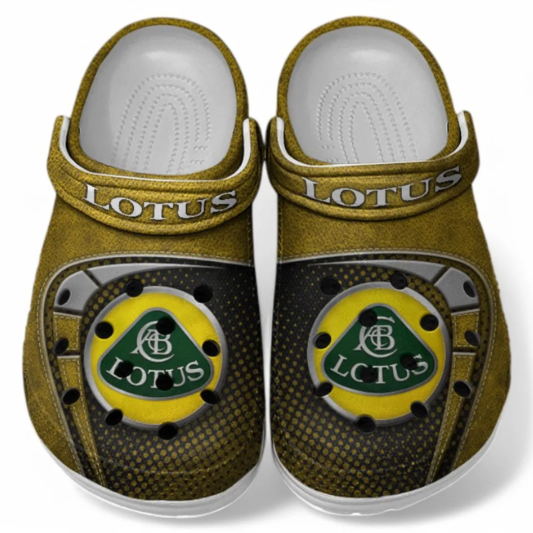 lotus car crocs sandals for men women gift for lotus car fan car177031425592 yellow iobcn