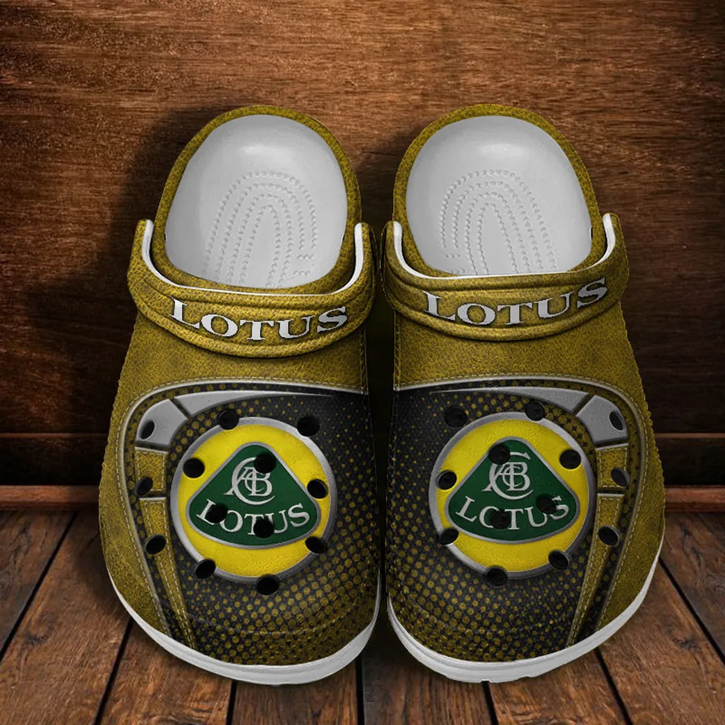 lotus car crocs sandals for men women gift for lotus car fan car177031425592 yellow