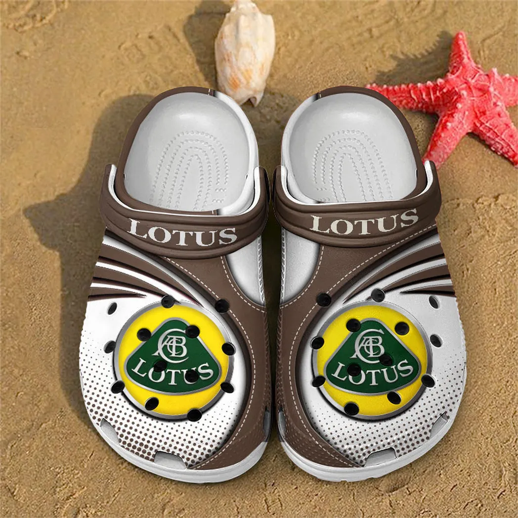 lotus car crocs sandals for men women gift for lotus car fan car181031525745 brown dzaww