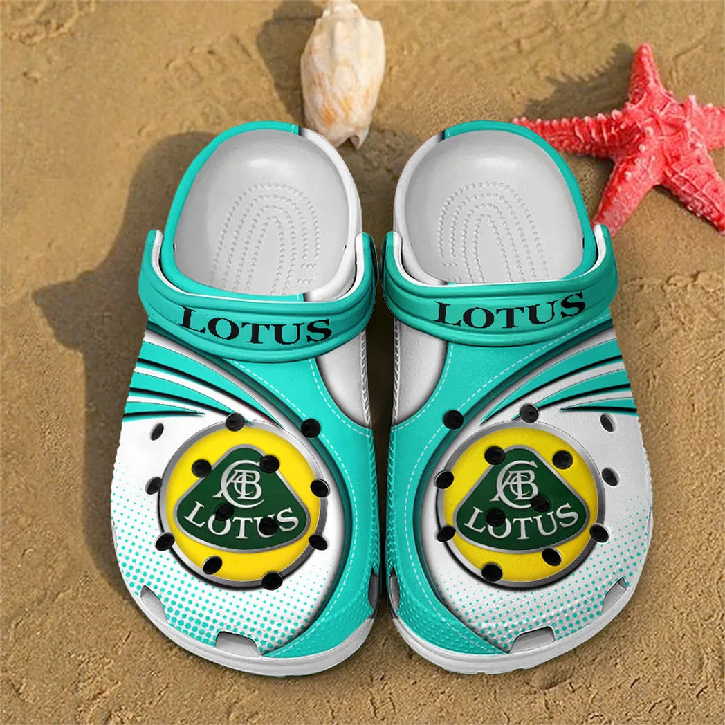 lotus car crocs sandals for men women gift for lotus car fan car181031525745 cyan b2dhm