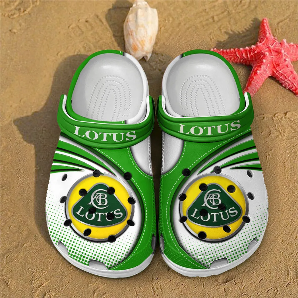 lotus car crocs sandals for men women gift for lotus car fan car181031525745 green ipgpp