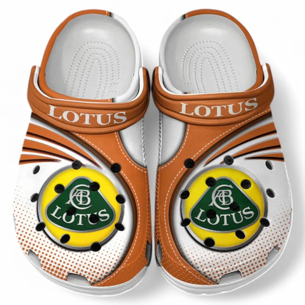 lotus car crocs sandals for men women gift for lotus car fan car181031525745 orange zl4s8
