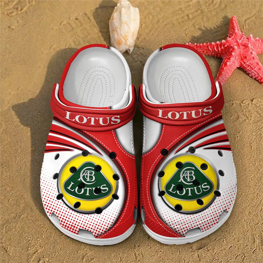lotus car crocs sandals for men women gift for lotus car fan car181031525745 red svhou
