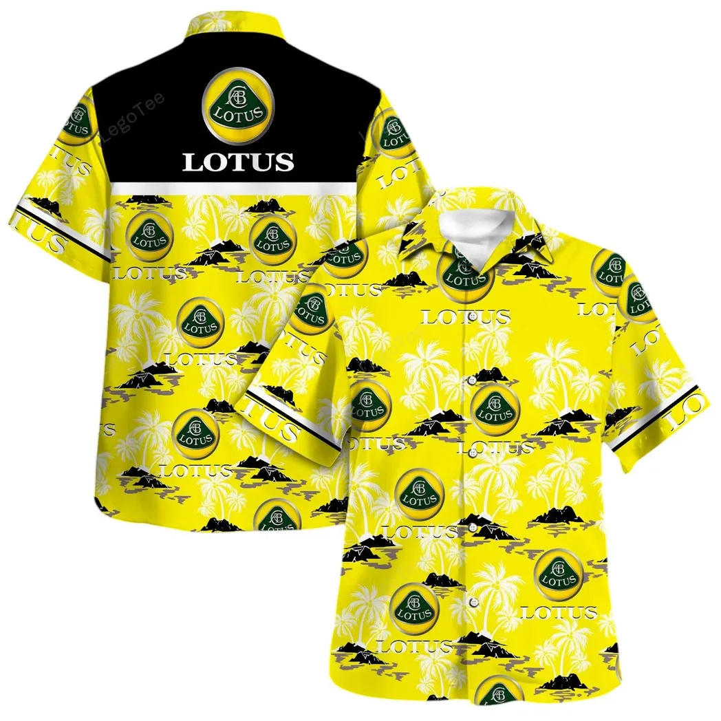 lotus cars hawaiian shirt for men gift for lotus cars lovers gift for him husband boyfriend car144021125527 2