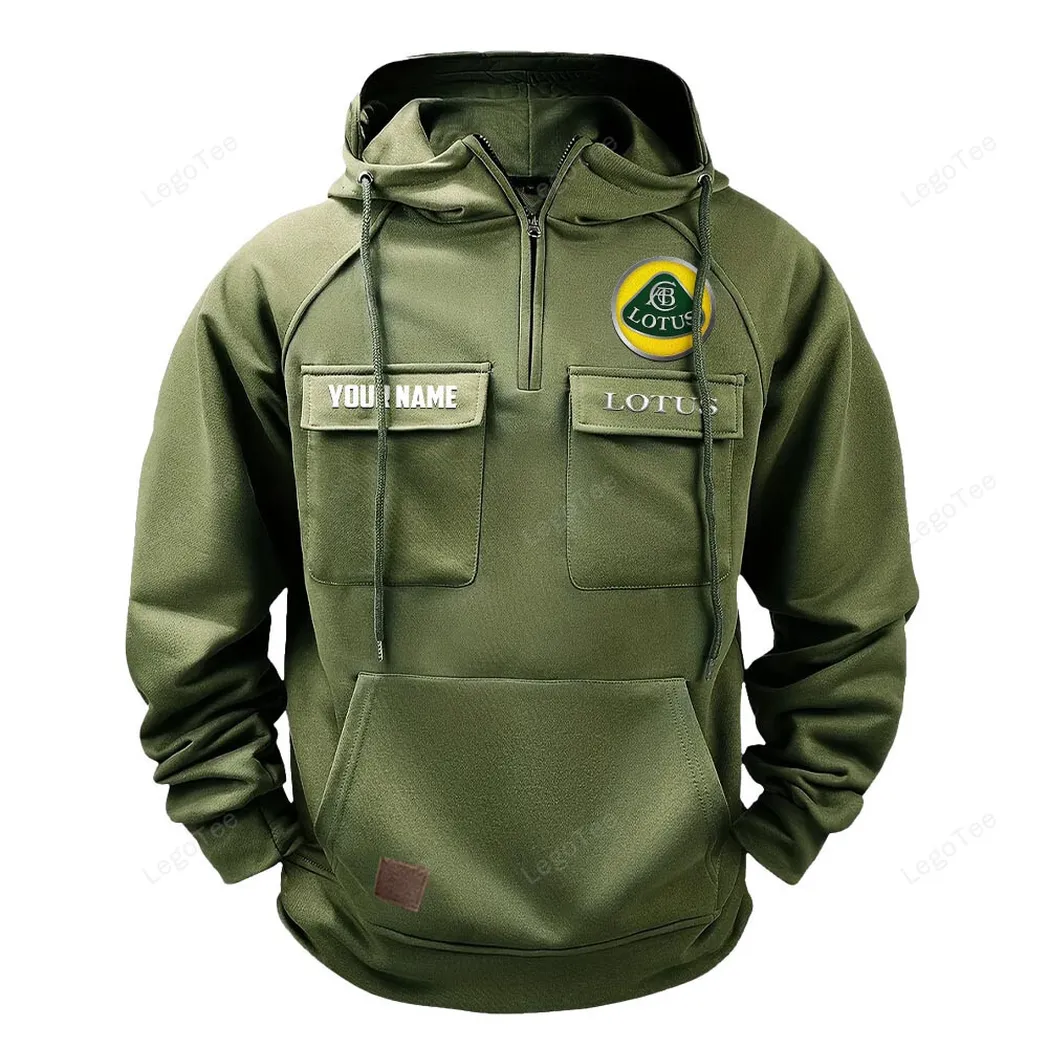 lotus cars tactical quarter zip hoodie gift for lotus cars lovers gift for him husband boyfriend army green car109021425398 1 3as1q