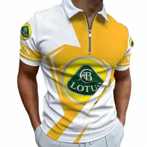 lotus cars zipper polo shirt for men gift for lotus cars fan car68022125985 fsxym