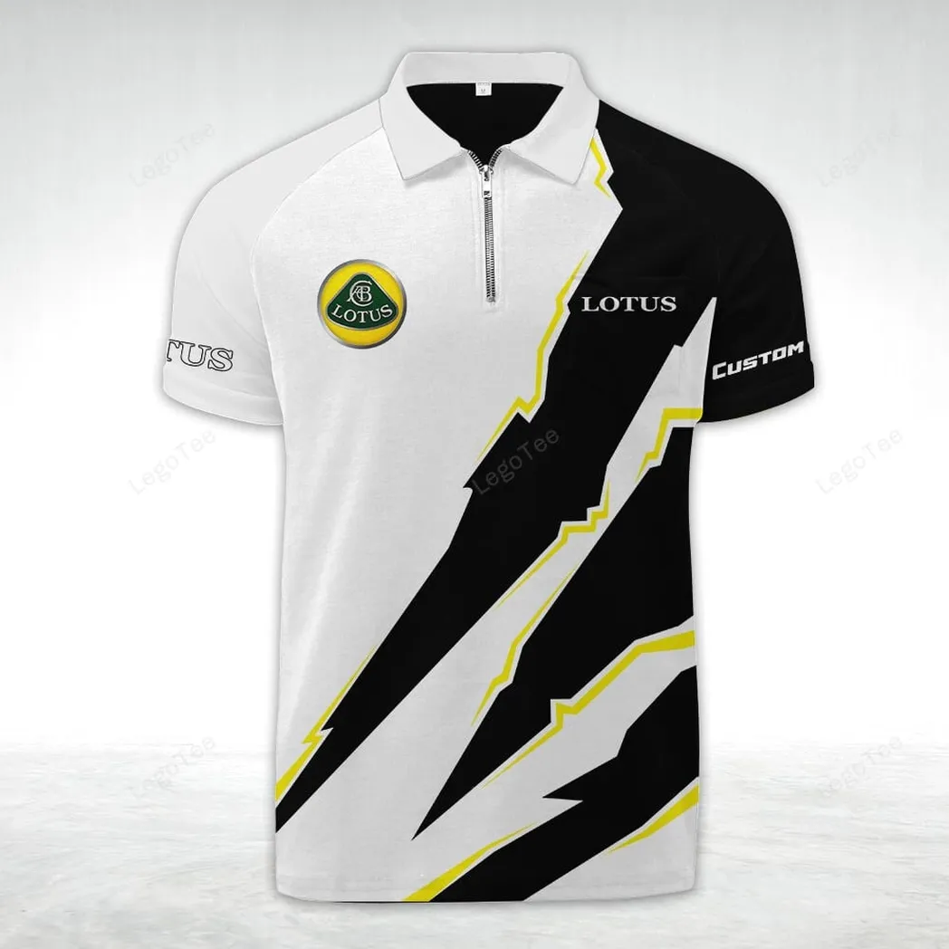 lotus cars zipper polo shirt gift for lotus cars lovers gift for gift for him husband boyfriend car128021025032 0mdpr