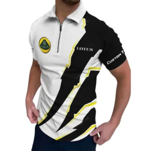lotus cars zipper polo shirt gift for lotus cars lovers gift for gift for him husband boyfriend car128021025032 ltslh