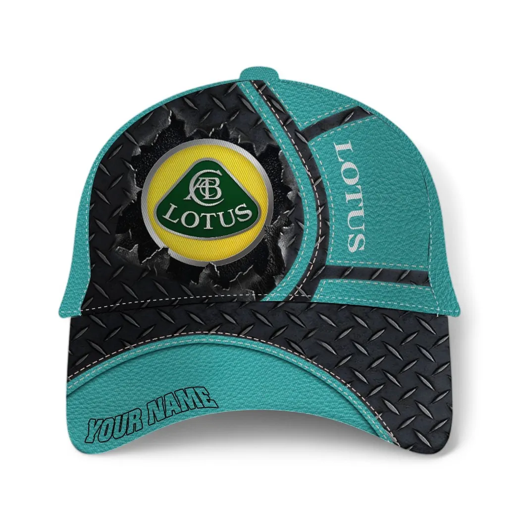 Lotus Classic Cap, Gift For Lotus Lovers, Gift For Him, Husband, Boyfriend - Cyan CAR49021825044-2