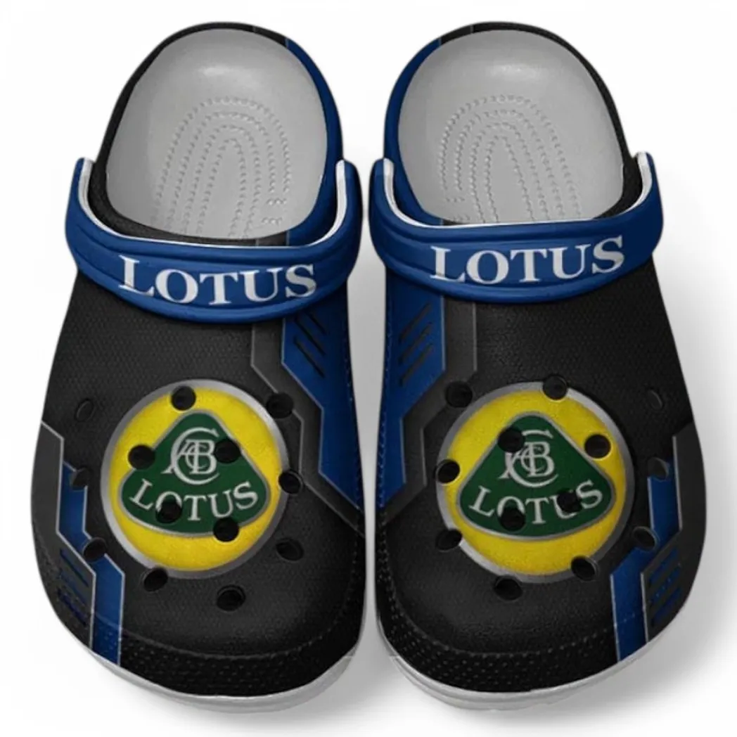 Lotus Crocs Shoes, Clogs Men Women, Gift For Lotus Fan CAR185031525261 - Blue