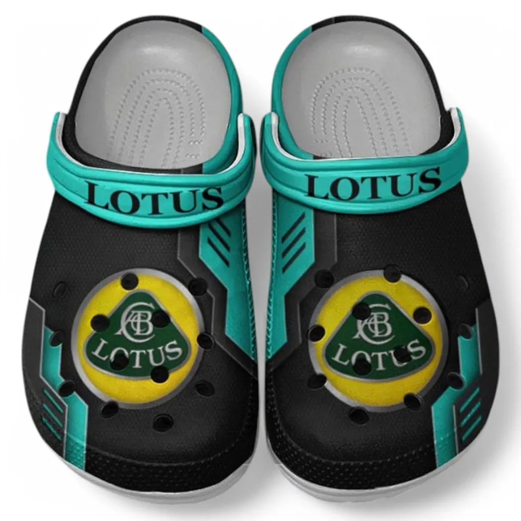 Lotus Crocs Shoes, Clogs Men Women, Gift For Lotus Fan CAR185031525261 - Cyan
