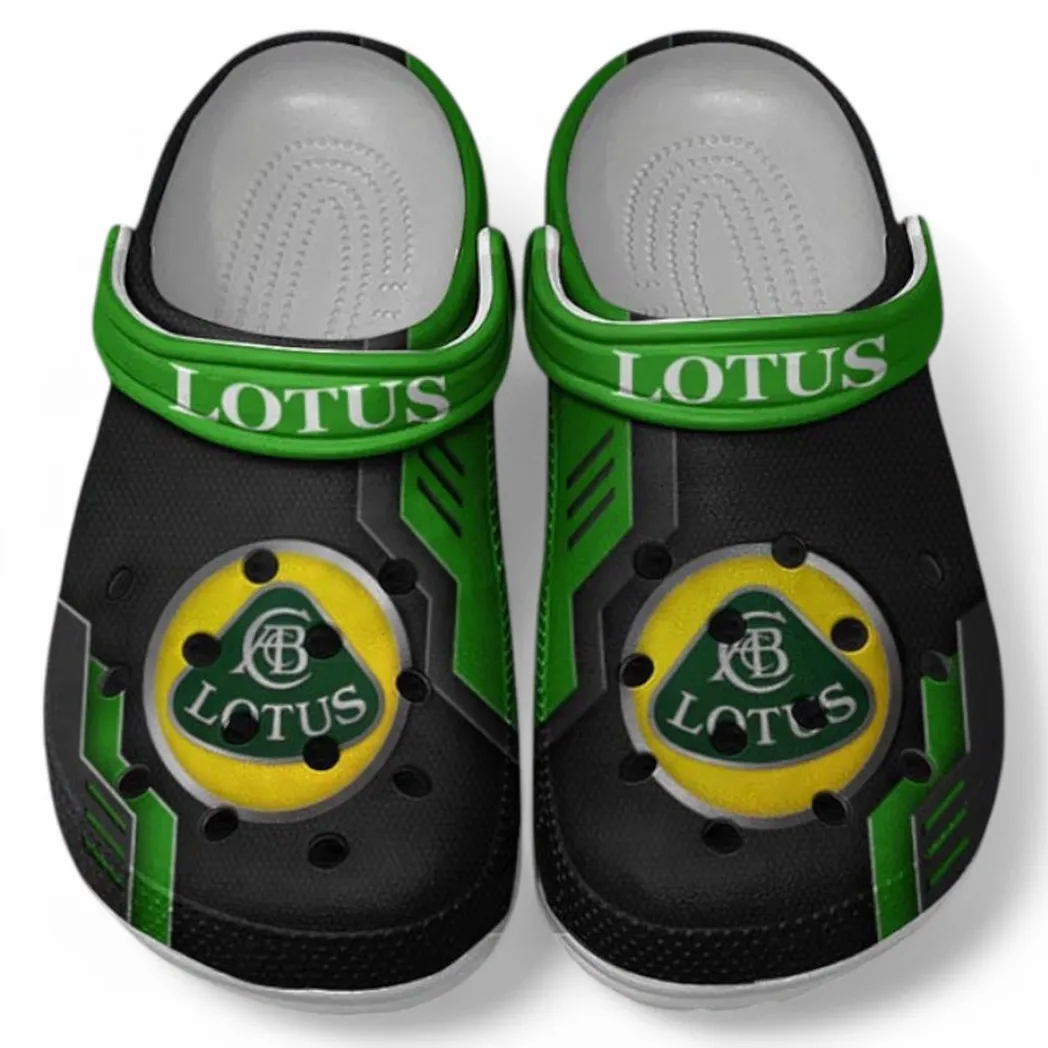 Lotus Crocs Shoes, Clogs Men Women, Gift For Lotus Fan CAR185031525261 - Green