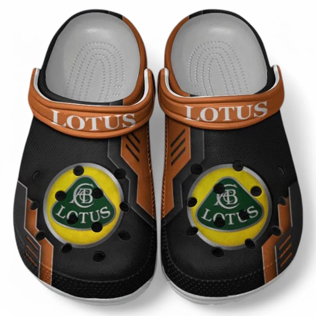 lotus crocs shoes clogs men women gift for lotus fan car185031525261 orange zo4id