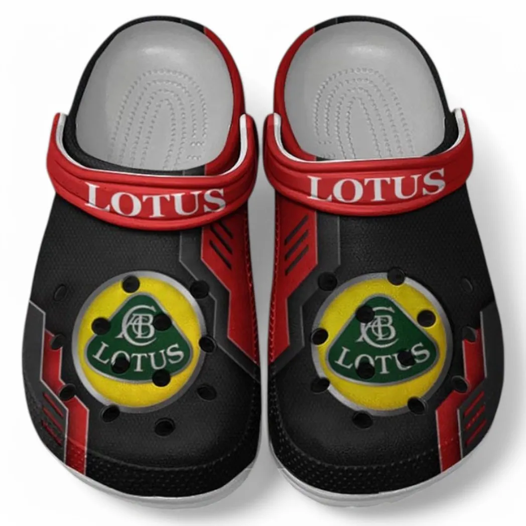 Lotus Crocs Shoes, Clogs Men Women, Gift For Lotus Fan CAR185031525261 - Red