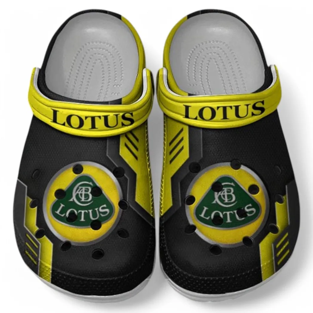 Lotus Crocs Shoes, Clogs Men Women, Gift For Lotus Fan CAR185031525261 - Yellow