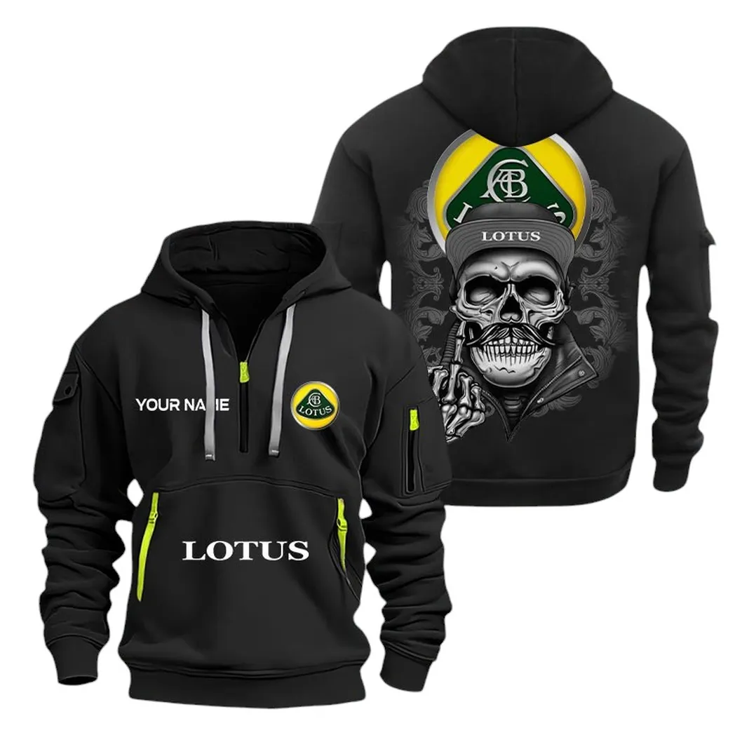 lotus half zip hoodie for men gift for lotus fan car166022625170 black 000l4