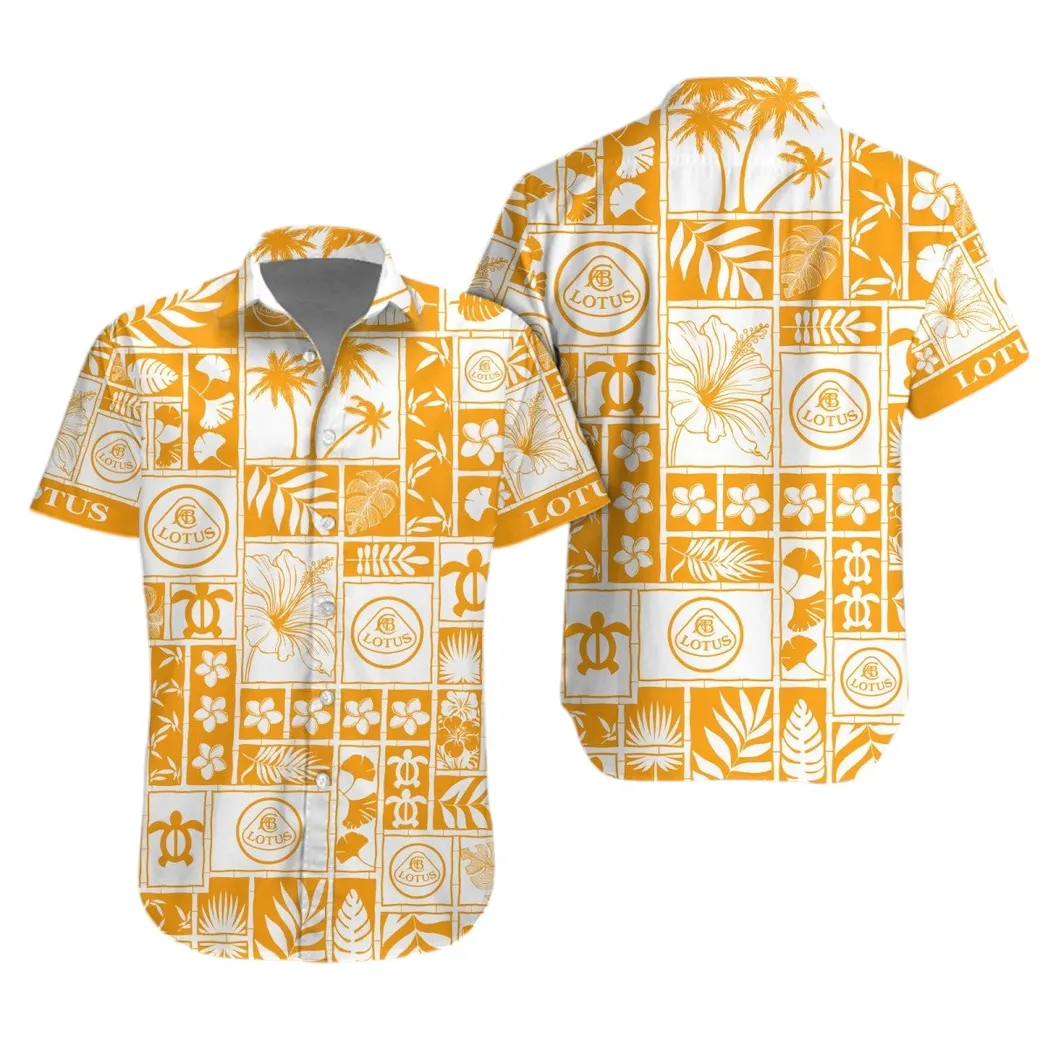 Lotus Hawaiian Shirt For Men, Gift For Lotus Lovers, Gift For Him, Husband, Boyfriend CAR35021425075-1