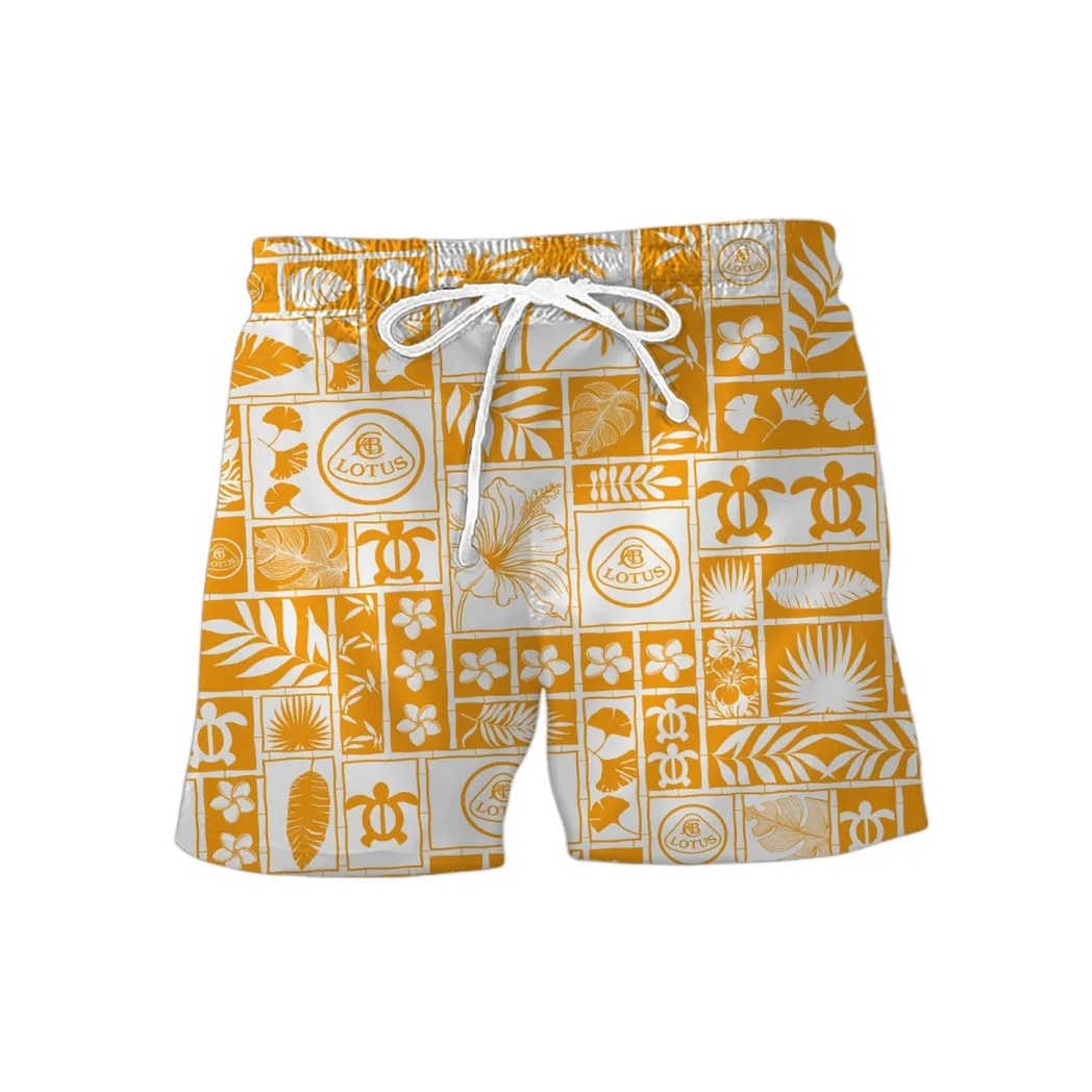 lotus hawaiian shorts gift for lotus lovers gift for him husband boyfriend car35021425075 2 wqklg