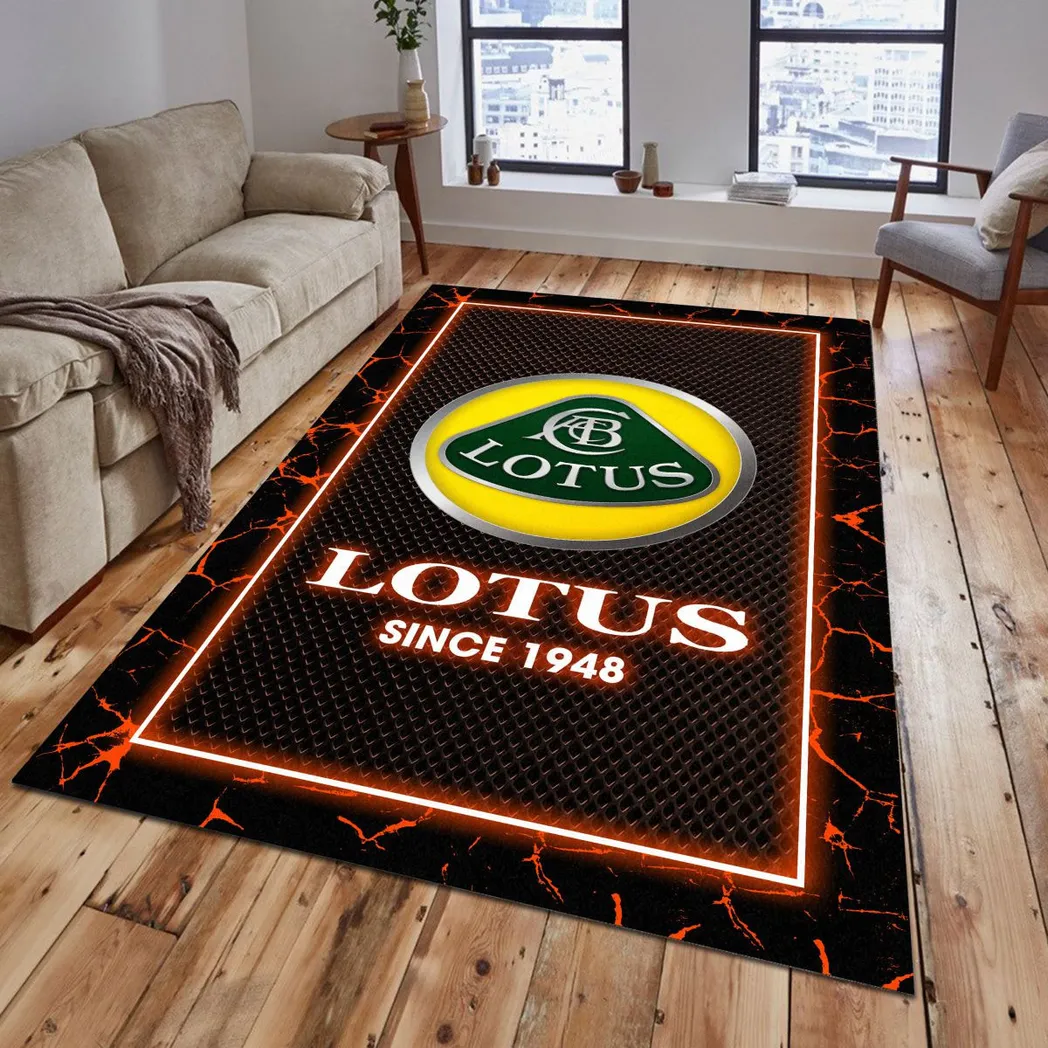 lotus rug gift for lotus lovers gift for him husband boyfriend car5202192547 orange ane2b