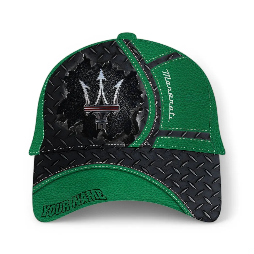 Maserati Classic Cap, Gift For Maserati Lovers, Gift For Him, Husband, Boyfriend - Green CAR49021825045-4