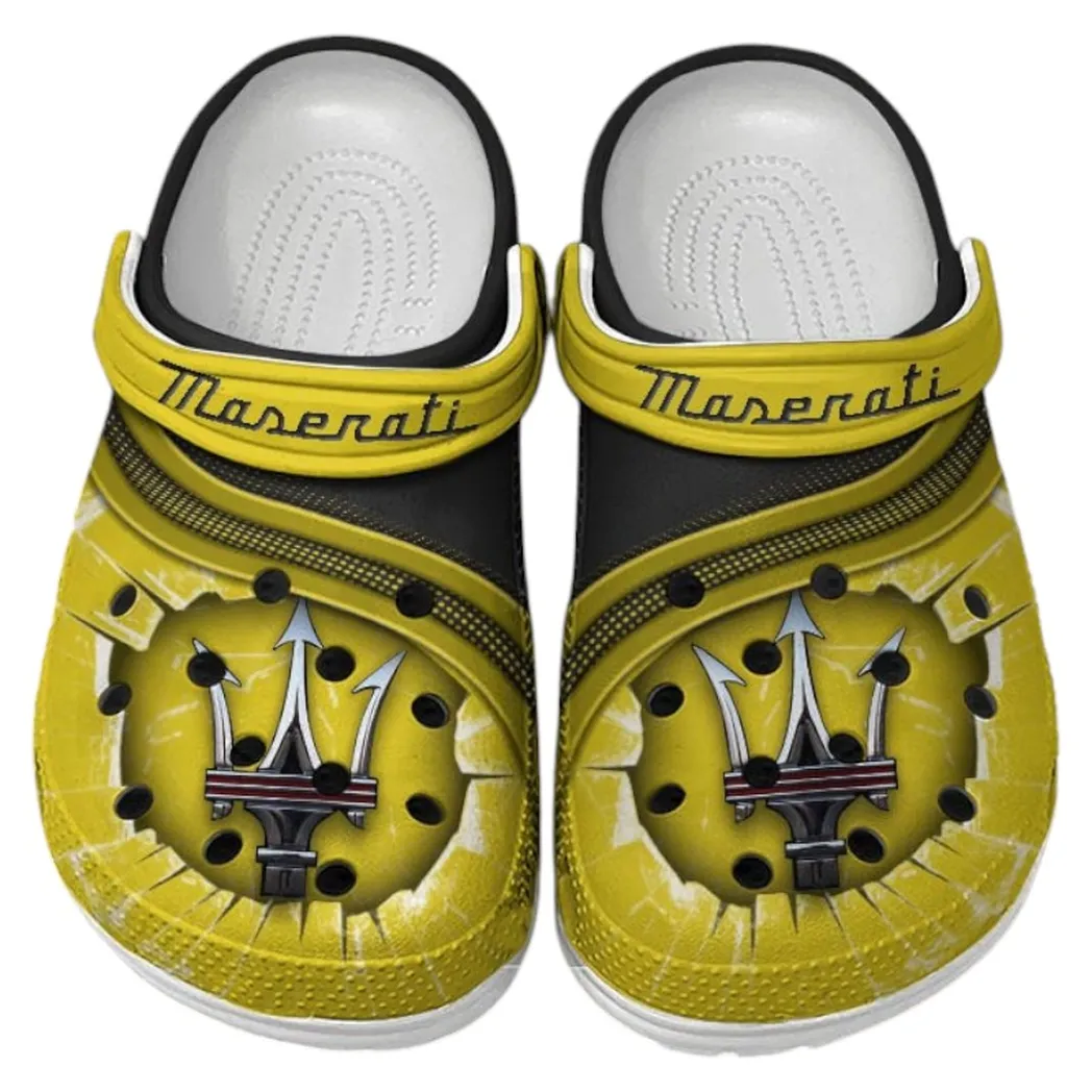 maserati crocs clogs men women gift for maserati fan car188032025131 yellow e3abt