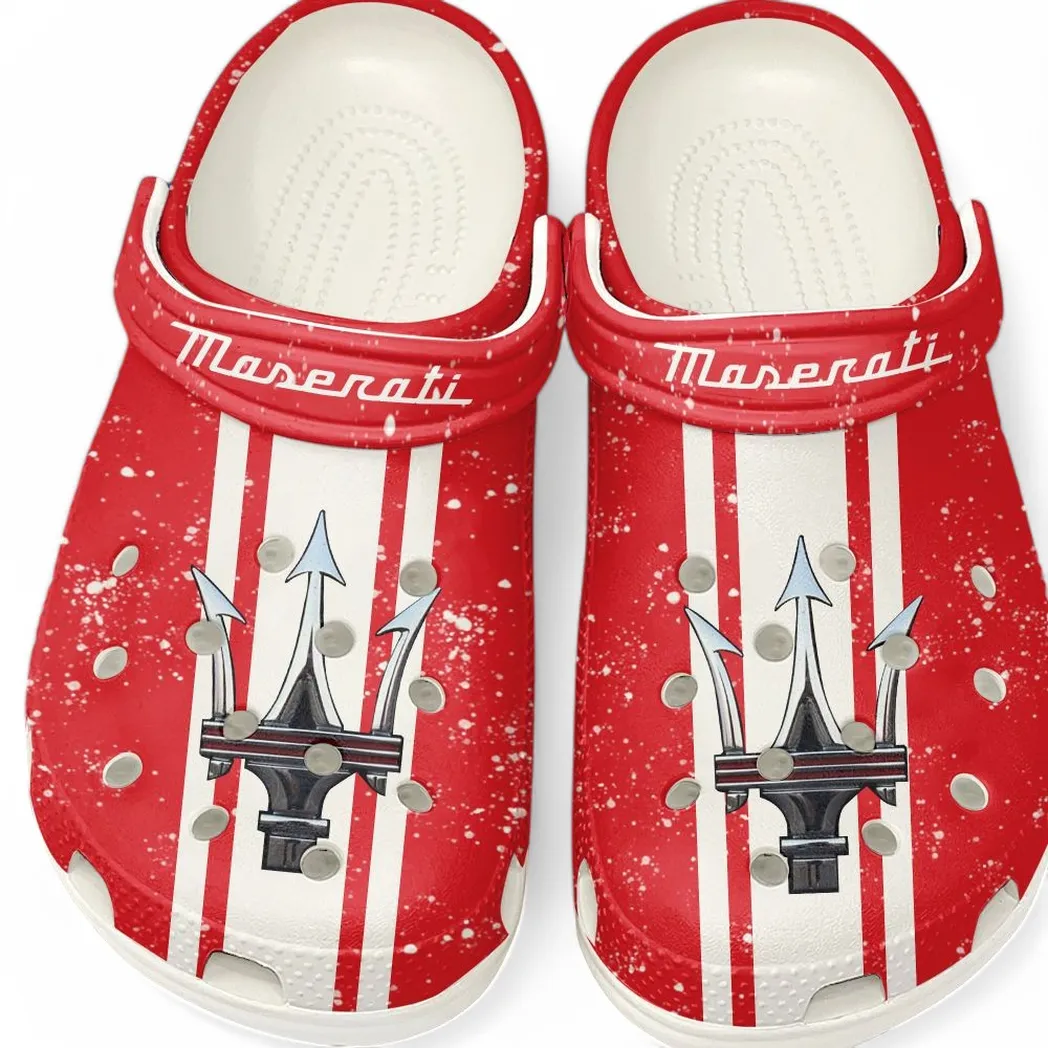 maserati crocs gift for maserati lovers gift for him husband boyfriend car62022025027 white vkvkb