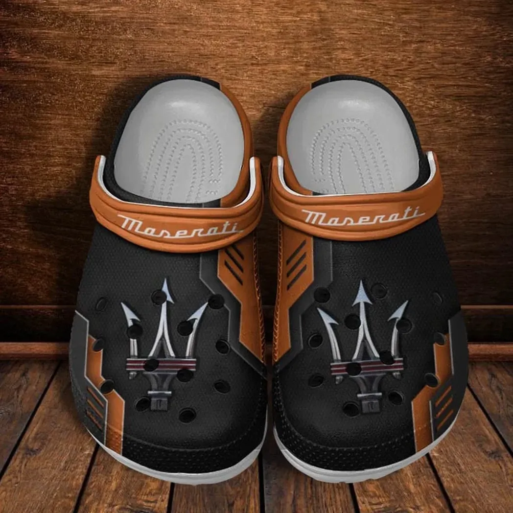 maserati crocs shoes clogs men women gift for maserati fan car185031525286 orange