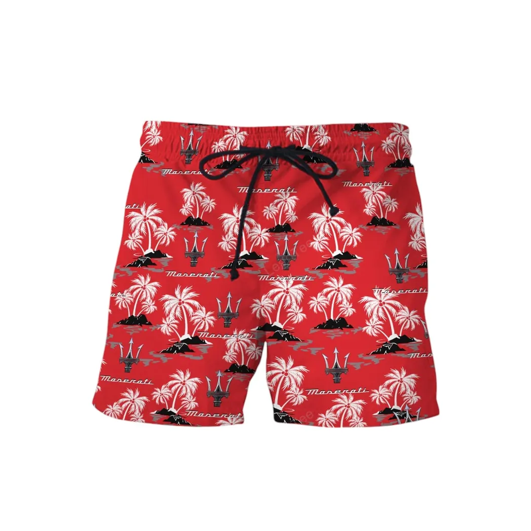 maserati hawaiian shirt set for men gift for maserati lovers gift for him husband boyfriend car144021125482 1 agglm