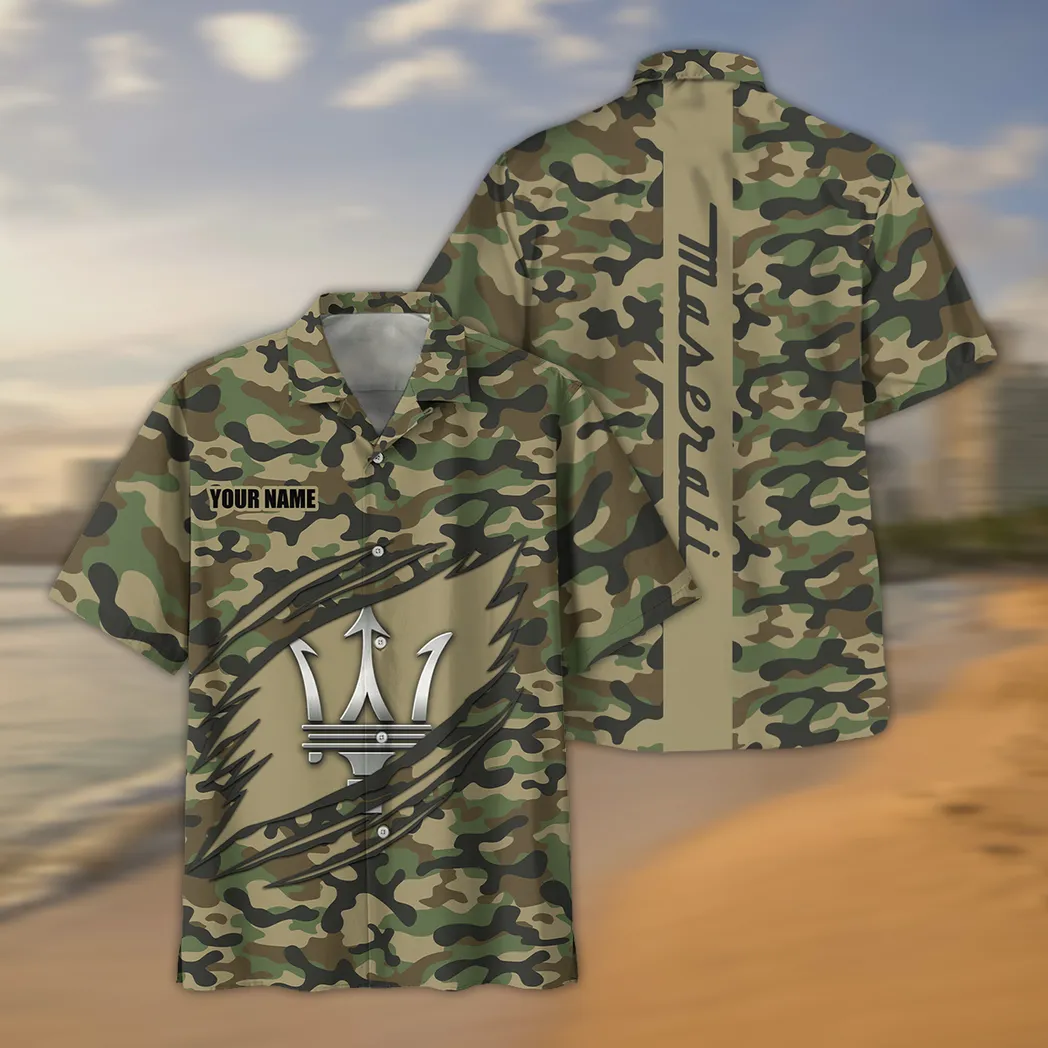 maserati hawaiian shirt style camo oversized hawaiian car210040825719 ngq6e