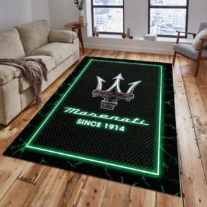 Maserati Rug, All Over Print Carpet For Maserati Lovers CAR5202192548 - Green