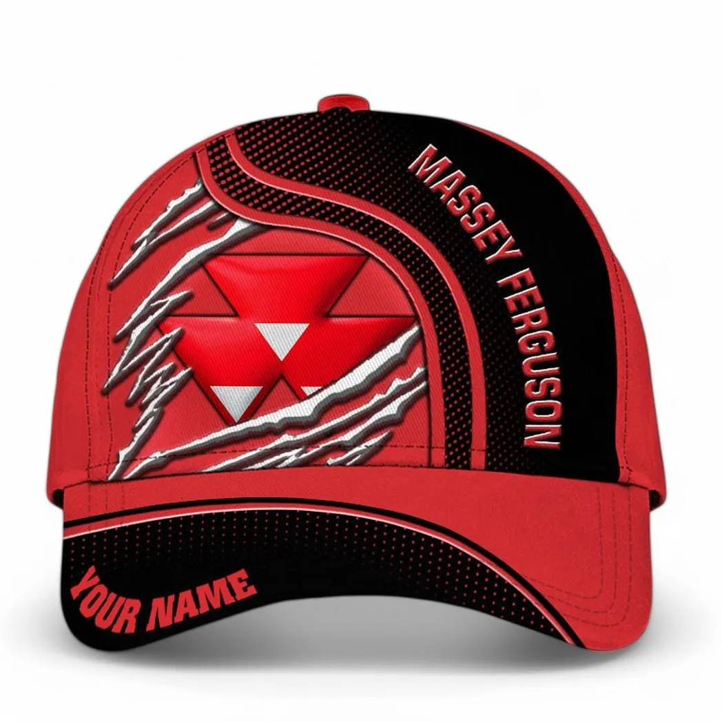 Massey Ferguson Classic Cap, Gift For Massey Ferguson Lovers, Gift For Him, Husband, Boyfriend CAR50021825058 - Black