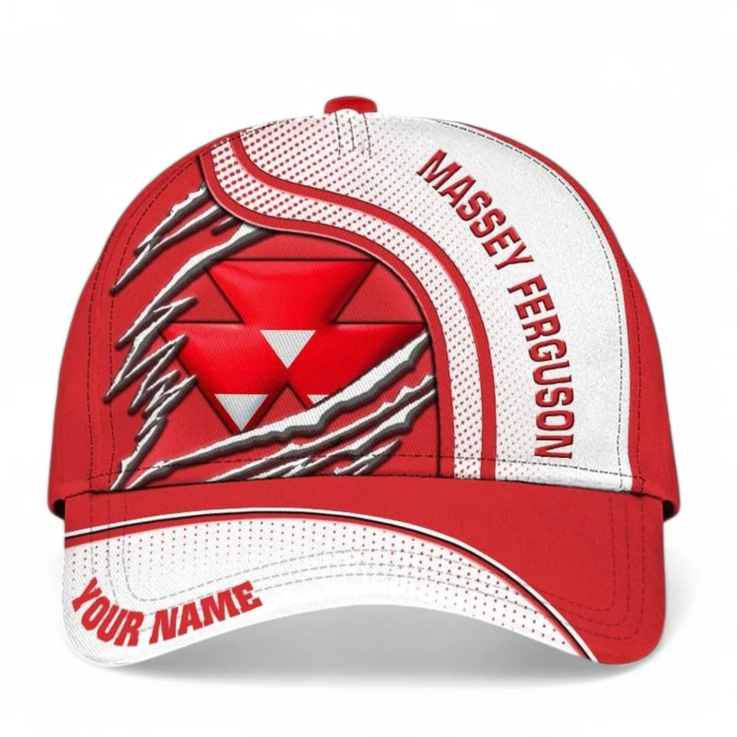 Massey Ferguson Classic Cap, Gift For Massey Ferguson Lovers, Gift For Him, Husband, Boyfriend CAR50021825058 - White