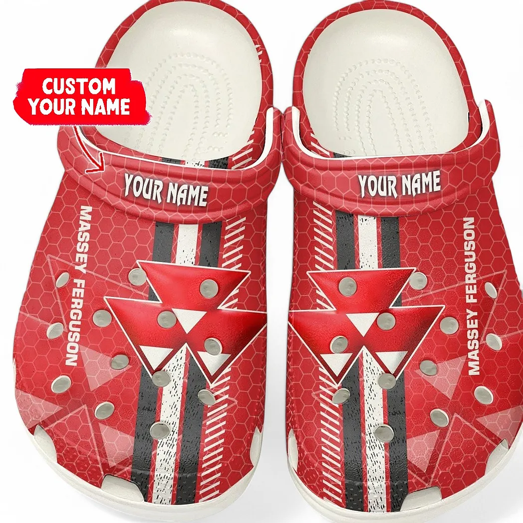 massey ferguson crocs shoes gift for massey ferguson lovers birthday gift for husband boyfriend car82022025622 white ggqfc