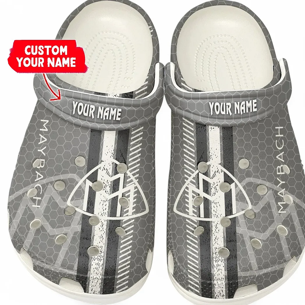 maybach crocs shoes gift for maybach lovers birthday gift for husband boyfriend car82022025623 white u3upu