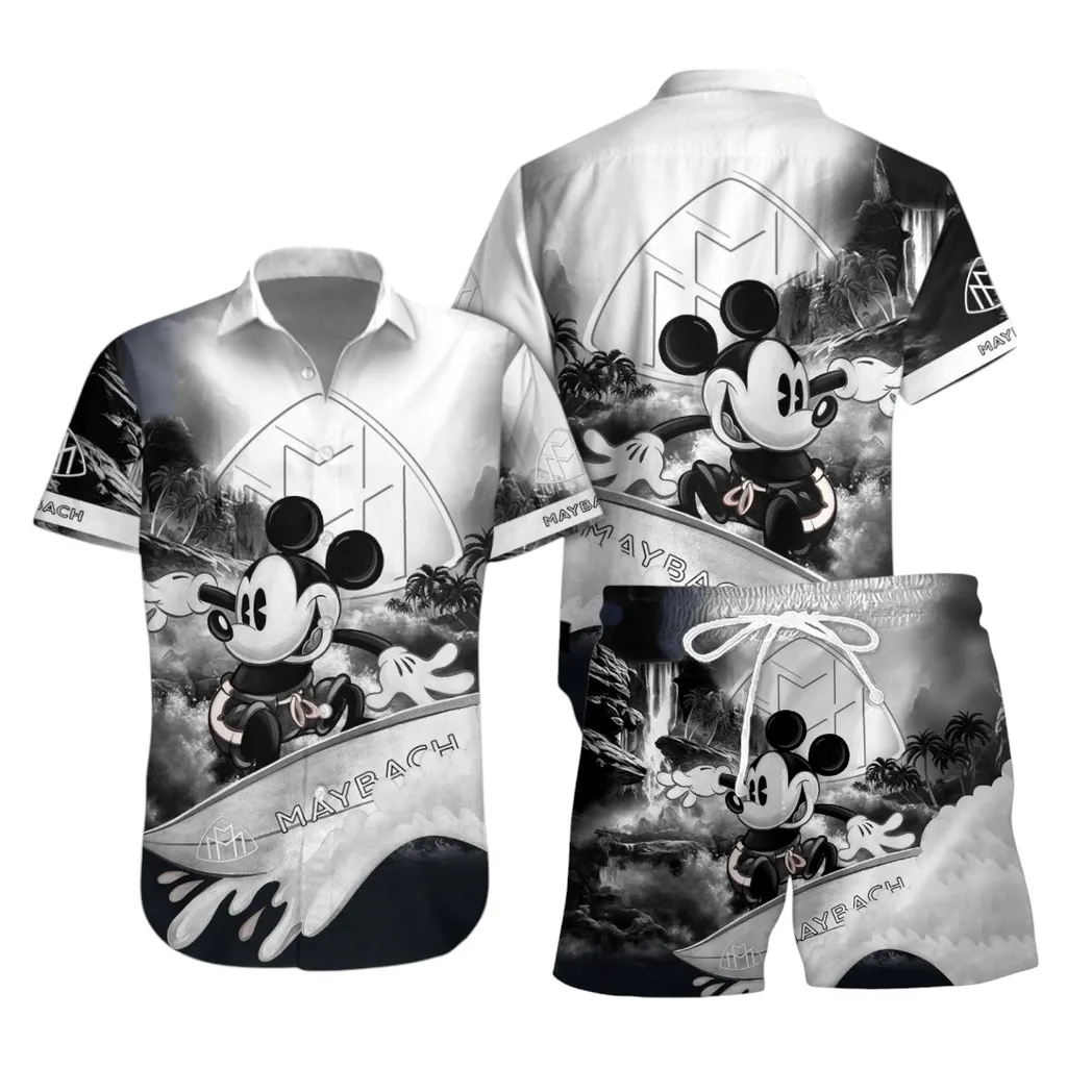 Maybach Hawaiian Shirt Set, Gift For Maybach Lovers, Gift For Him, Husband, Boyfriend CAR53030625075