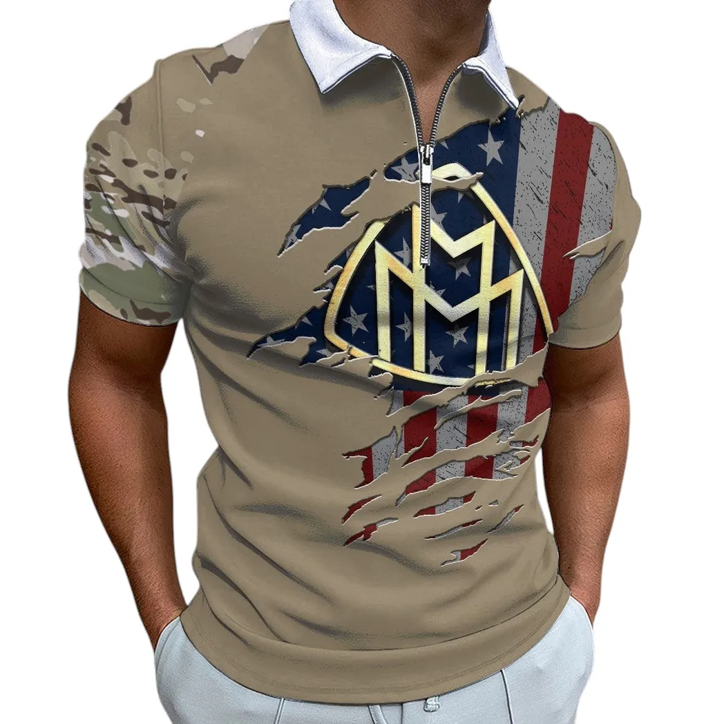 maybach zipper polo shirt gift for maybach lovers gift for him husband boyfriend car340213048 1 sesf1