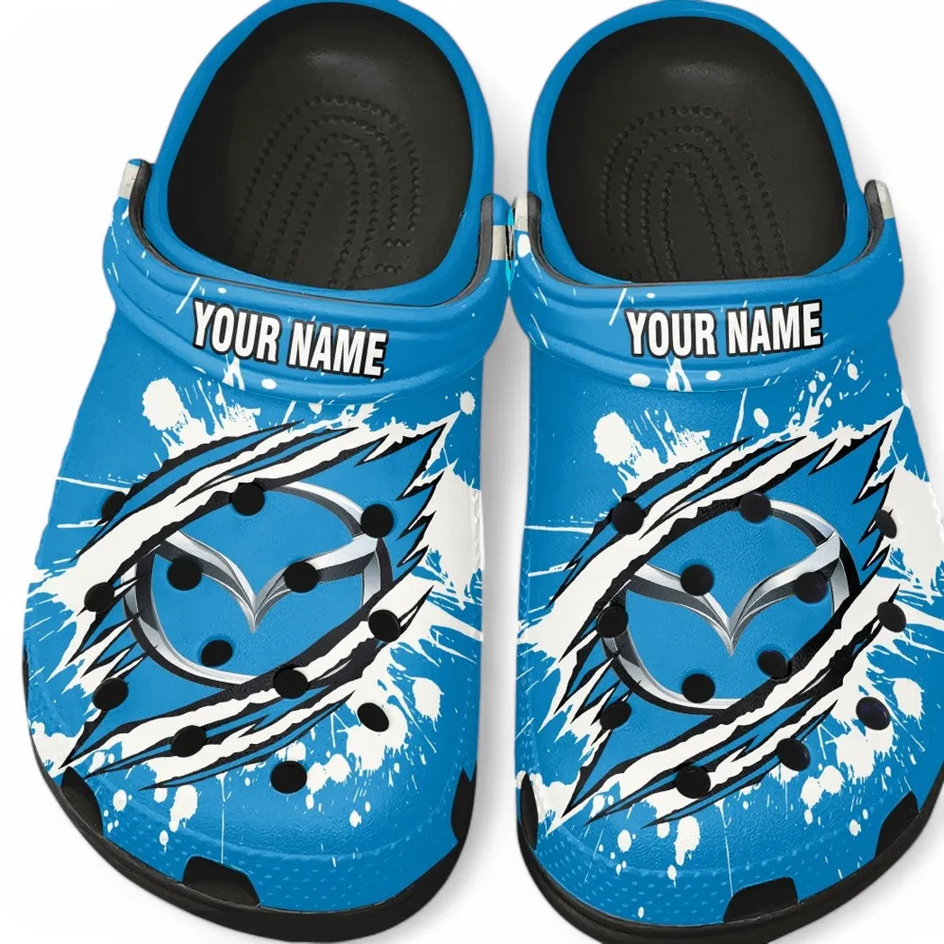 Mazda Crocs, Gift For Mazda Lovers, Gift For Him, Husband, Boyfriend CAR5602192552 - Black