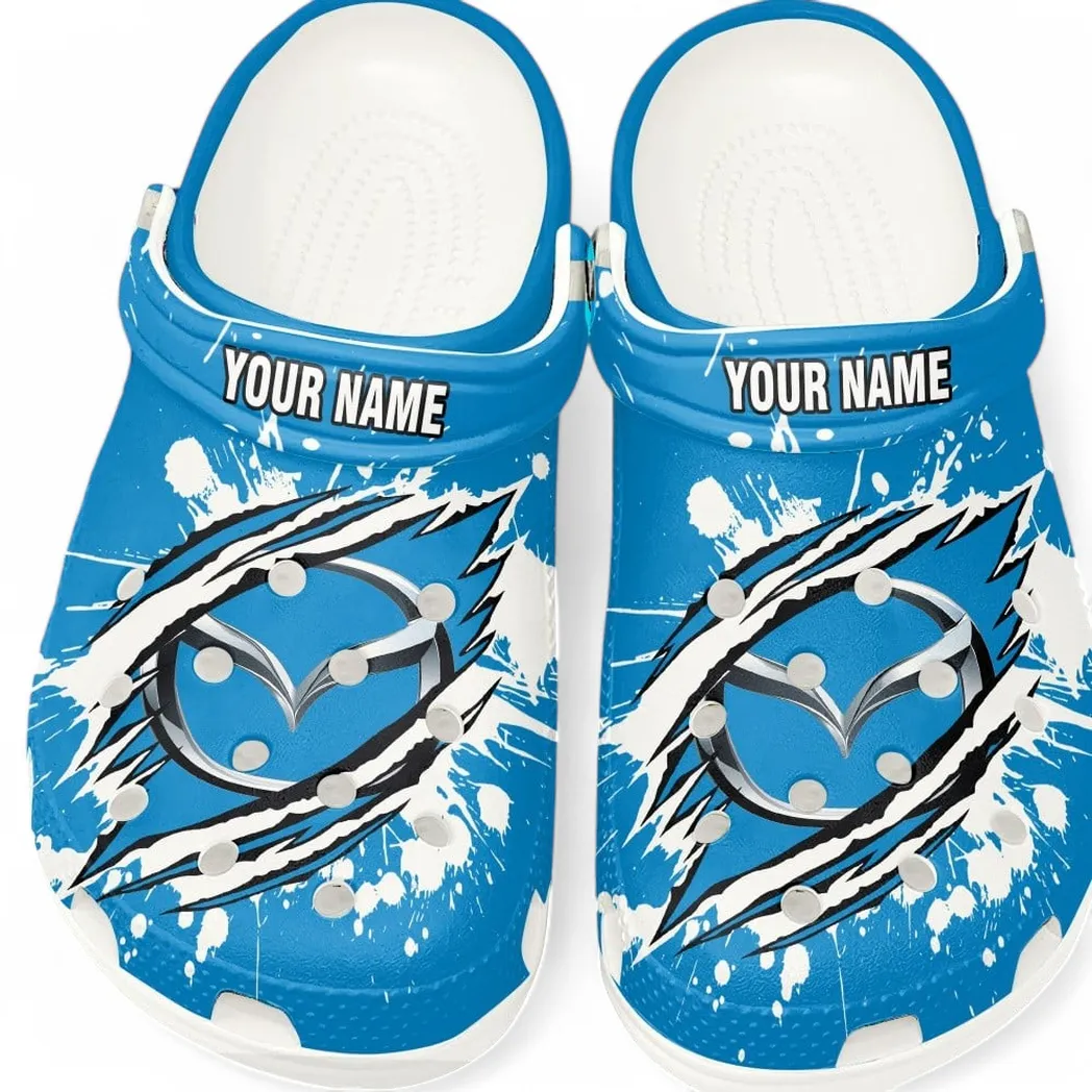 mazda crocs gift for mazda lovers gift for him husband boyfriend car5602192552 white tczys