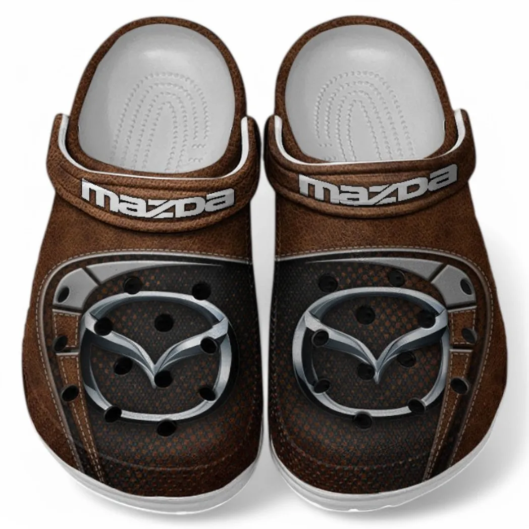 Mazda Crocs Sandals For Men Women, Gift For Mazda Fan CAR177031425571 - Brown